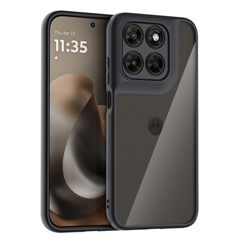 Für Motorola Moto G77 Hülle Motorola Moto G77 Cover Funda Luxus Klar PC + TPU Stoßfest Schutzhülle Für Moto G77