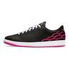 Air 1 Centre Court Damen Leder Low-Top Retro Basketballschuhe Schwarz/Rosa DQ8577-001