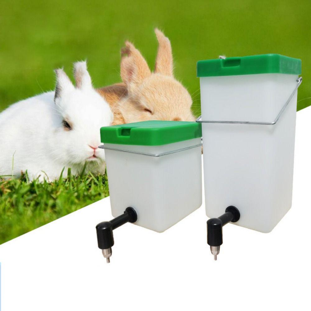 Automatic Pet Hanging Feeder 1L/500ML Pet Head Pipe Fountain  for Rabbits Guinea Pig Hamster