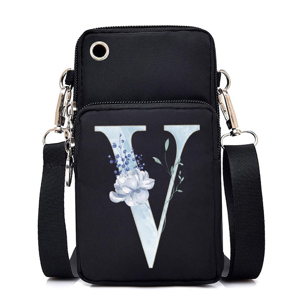 Letter Printing Go Out Portable Messenger Bag Shoulder Bag Men And Women Casual Simple