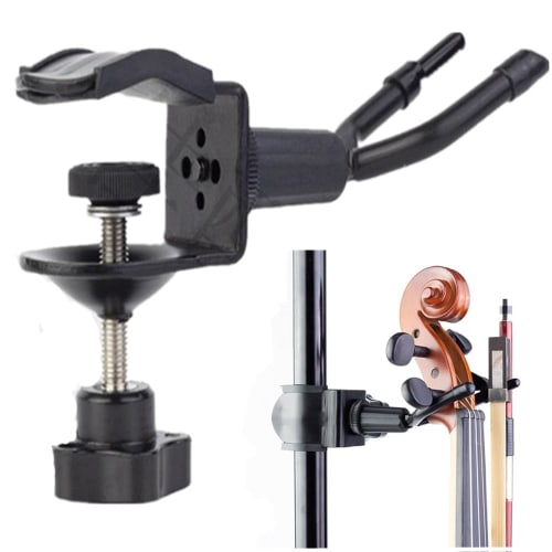 Violin Hook for Stage - Violin Hanger Microphone | Violin Hanger | Desktop Violin Holder | Music Stand Violin Hanger, Violin Wall Mount Holder, Bracke