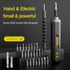 Cordless Electric Screwdriver Rechargeable Lithium Battery Power Tools Set Household Maintenance Repair Mini Screwdriver