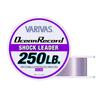Varivas Fishing Leader Ocean Record Shock Leader Nylon 50m 70 Gou 250lb Misty Purple
