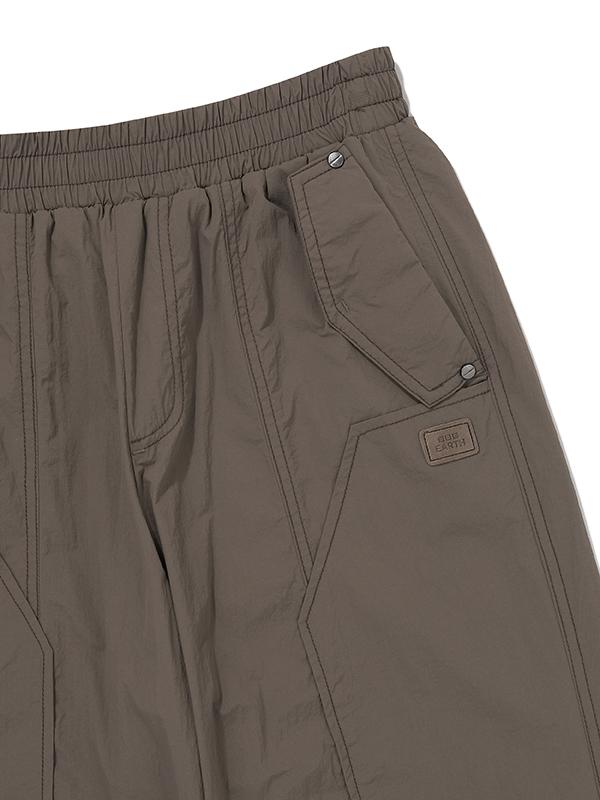 BBC EARTH Warm Fit Parachute Pants_Dark Ash Grey
