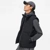 Li Ning Fitness Series FW23 Solid Color Stand Collar Windproof Down Vest Men Vests Black AMRT011-1