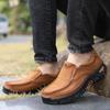 Fashion All-match Fashion Male Wedding Shoes Outdoor Handmade Mens Loafers Genuine Leather Men's Walking Shoes Brand Business Men Shoes