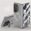 Suitable for Samsung Zflod6 Mobile Phone Case Film Integrated Skin Feeling Zfold6 Folding Magnetic Bracket Anti-fall Central Shaft Case