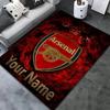 Arsenal F Custom Name Carpet Rug for Living Room Bedroom Home Sofa Decoration,Kids Play Non-slip Floor Mat