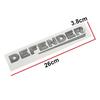 ABS Car Tail Letters Emblem Trunk Badge Stickers for Land Rover Defender Logo EVOQUE Discovery Range Rover Freelander XS3