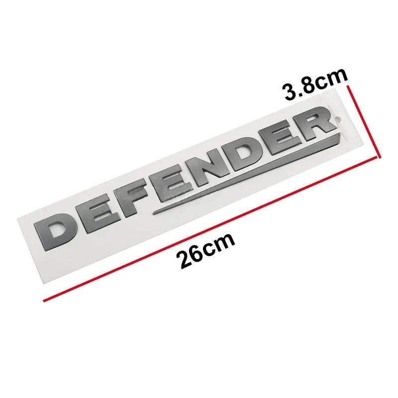 ABS Car Tail Letters Emblem Trunk Badge Stickers for Land Rover Defender Logo EVOQUE Discovery Range Rover Freelander XS3