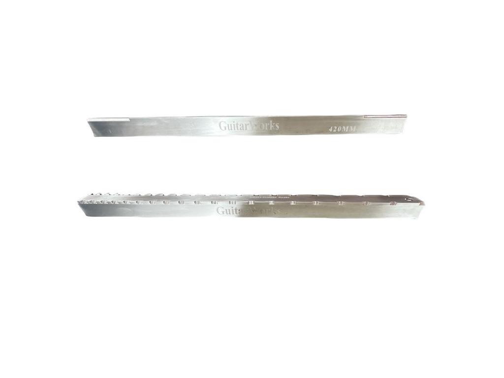 Wsmith Guitar Neck Ruler, Fretboard Bending Gauge, Notched Steel Calipers, Flatness Measurement & Repair Tools.