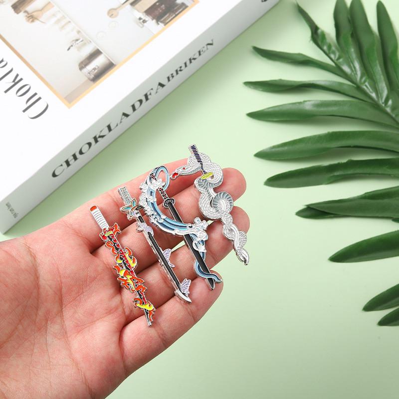 Anime Demon Slayer Metal Badge Cartoon Character Brooch Stylish Accessory For Fans