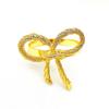 6 PCs/Lot Simple Golden Napkin Ring with Butterfly Bow Tie, Metal Buckle, Hotel and Restaurant Mouth Cloth Ring