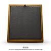 Solid Wood Necklace Display Stand Microfiber Leather Jewelry Organizer Pendant Holder