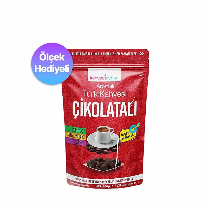 

Турецкий кофе со вкусом шоколада - 200 г специального турецкого кофе