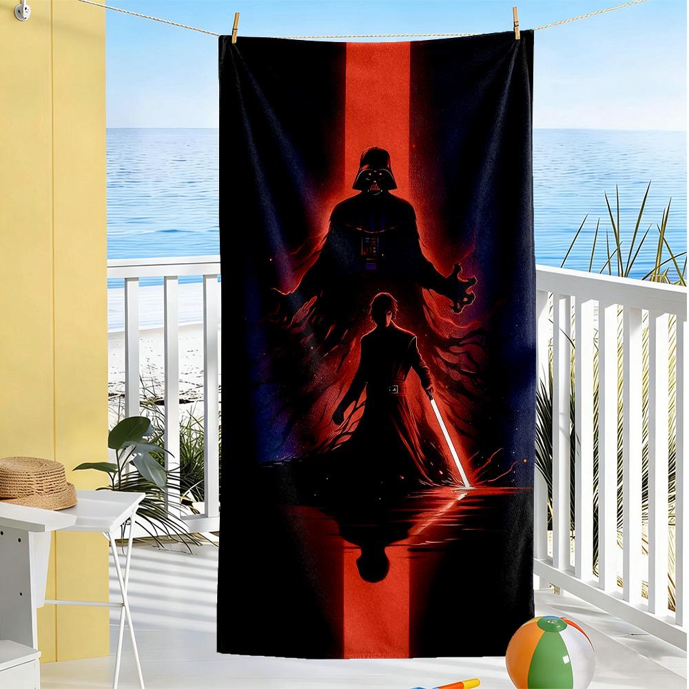 Star Wars Beach Towel Quick-Dry Soft Microfiber Comfortable Lightweight Portable for Swimming,Beach,Camping, Travel, Beach Accessories,Gym