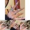 Trendy And Sophisticated Adjustable Copper Ring Featuring Vintage Spider Symbol For Women
