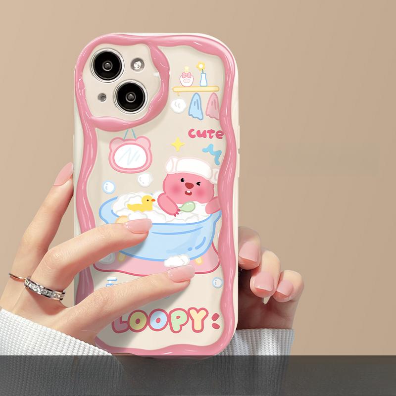 

Подходит для чехла для мобильного телефона Apple 15promax IPhone 14/13 Милая мультяшная подставка 11/12 Силиконовый Xs Противоударный iPhone 15