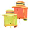 Reflective Safety Hat Fishing Hat Cooling Ranger Hat Bucket Hat With Neck Flap