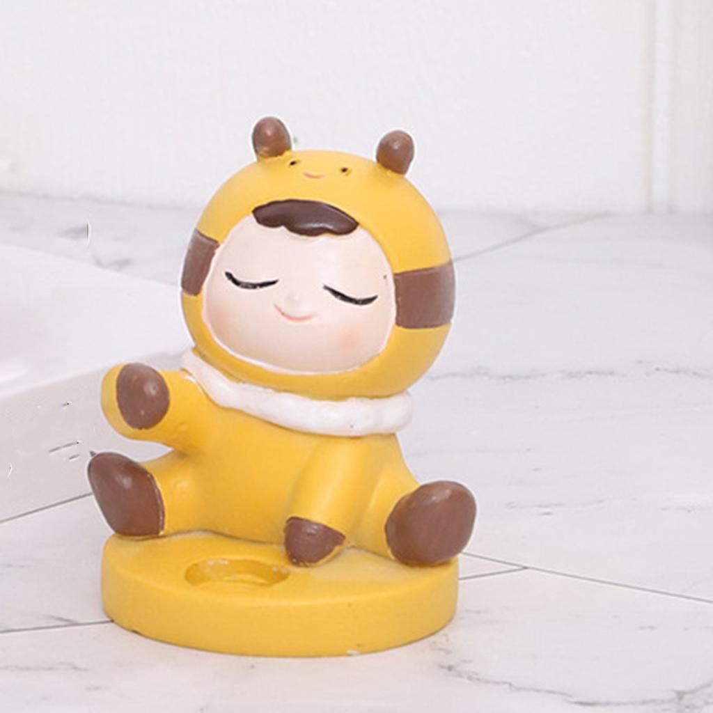 Funny Toothbrush Holder Stand Organizer Toothbrushes Storage Rack for Hotel Bathroom Vanity