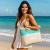 Torba Plażowa Wakacyjna Boho Z Frędzlami Zielona Ombre Na Zakupy Moda
