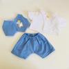 Stoffpuppen-Westen-Hosen-Set Outfit, Flexibilität Foto Requisiten Fantasie Mode Gestalte Deine Eigenen Puppen