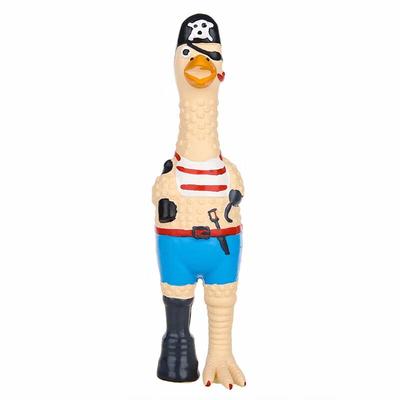 Hoopet Pet Dog Squeaky Pirate Chicken Toy