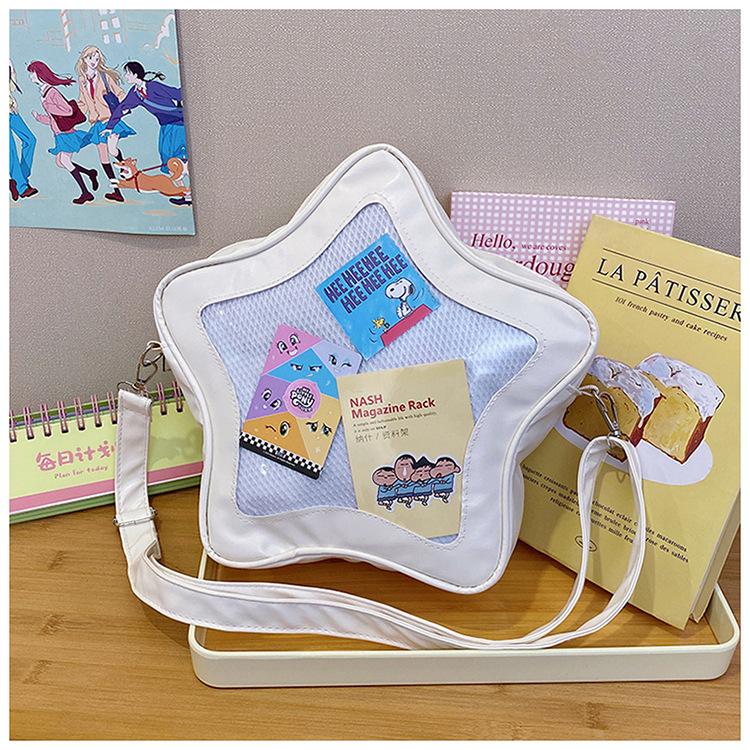 

Pain bag this year s popular color bag, new star bag, Japanese sweet shoulder bag, messenger bag, women s bag белый