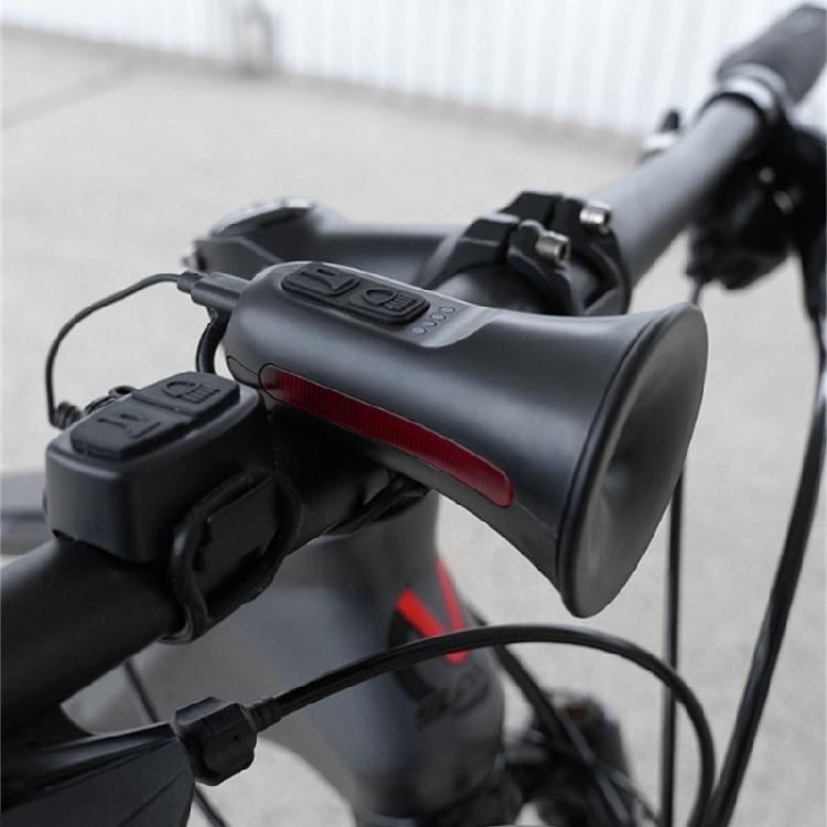 USB Rechargeable Electric Bicycles Bells with Loud Sound Electric Bicycles Horn Bike Electric Bells Mountain Bikes Horns