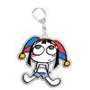 For The Amazing Digital Circus Ragatha Pomni Gangle Kinger Acrylic Selfmade Cute Cartoon Anime Keychain Pendant Toy Gifts 5cm