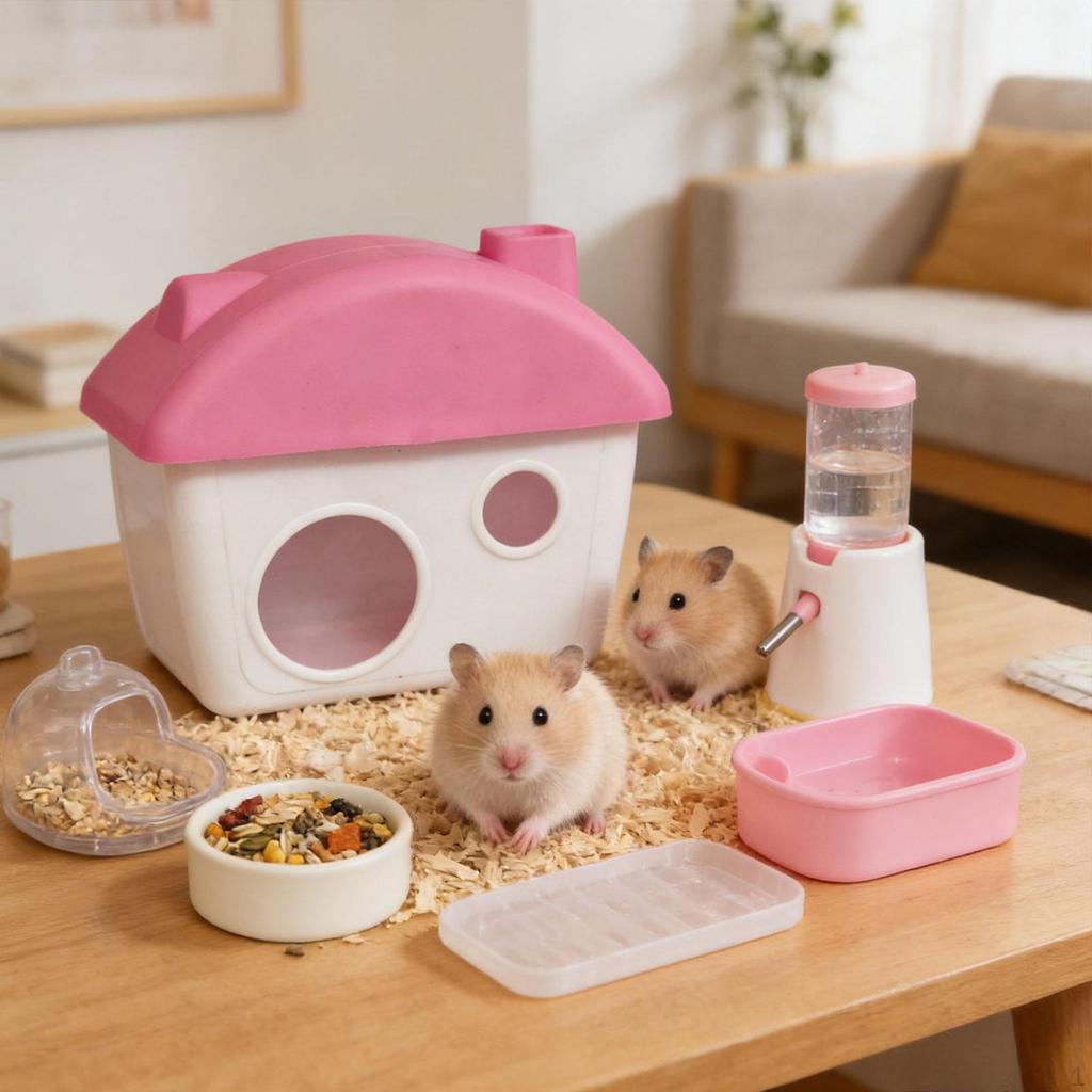 Hamsterversteck Hütte Niedriges Spielzeug Verstecke Kleintier Lebensraum für Igel Ratte Chinchilla