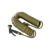 NEXT Coil 8 Sprinkler Safety-3 Hose, 15m, Olive, Patterns, SCHNT-15OL