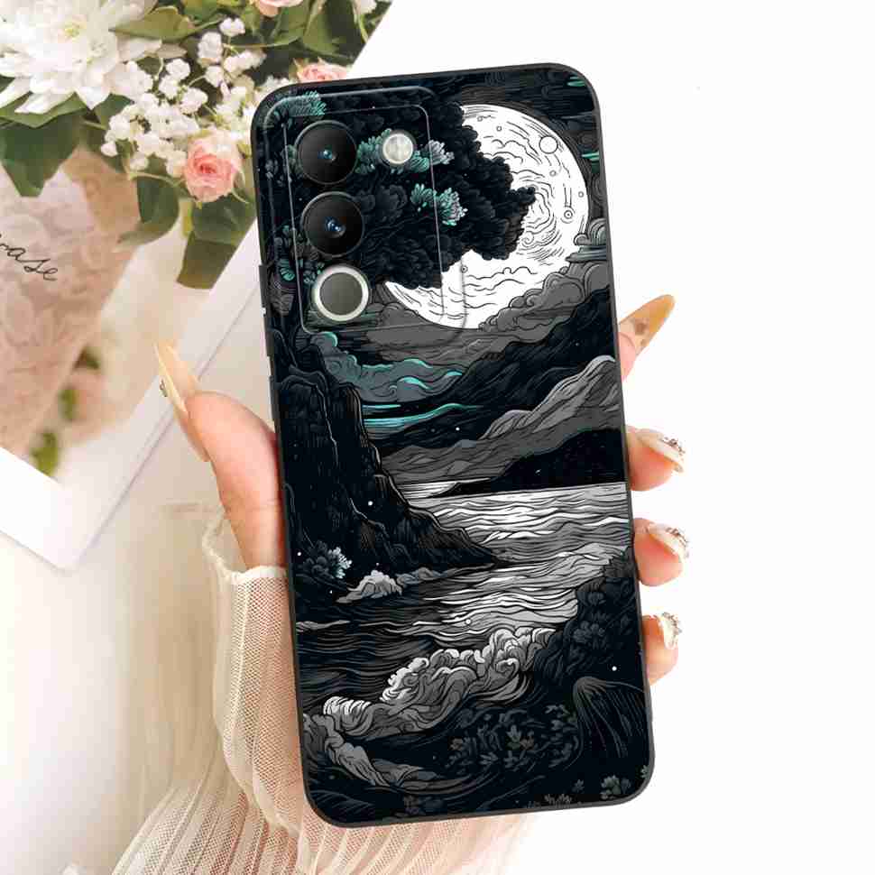Für vivo Y200 5G Hülle Beliebtes Süßes Design Silikon Rückseite Für Vivo y200 Y 200 5G Handy Schutzhüllen Stoßfänger