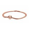 Bracciale in lega a catena multipla osso di serpente color oro rosa per donna 589338C00