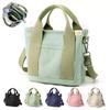 Vrouwen Canvas Tote Bag Grote Capaciteit Handtassen Schoudertassen Rits Crossbody Tas