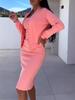 Hot Selling Autumn Winter New Style Strappy Dress Outerwear Top Set Women's Clothing