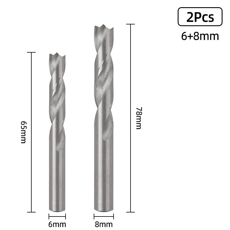 HSS Double Sided Rotary Spot Welding Broca Metal 8 Sided Cutter 9.5mm Bitum Remover Drill Bit Hole Opener Cutter Spot Weld Tools