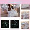 Moon And Stars Plush Pillow For Home Decor And Gift Giving Glowing Night Light Cushion