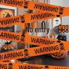 Ghostly Halloween Warning Tape - Spooky House Decoration