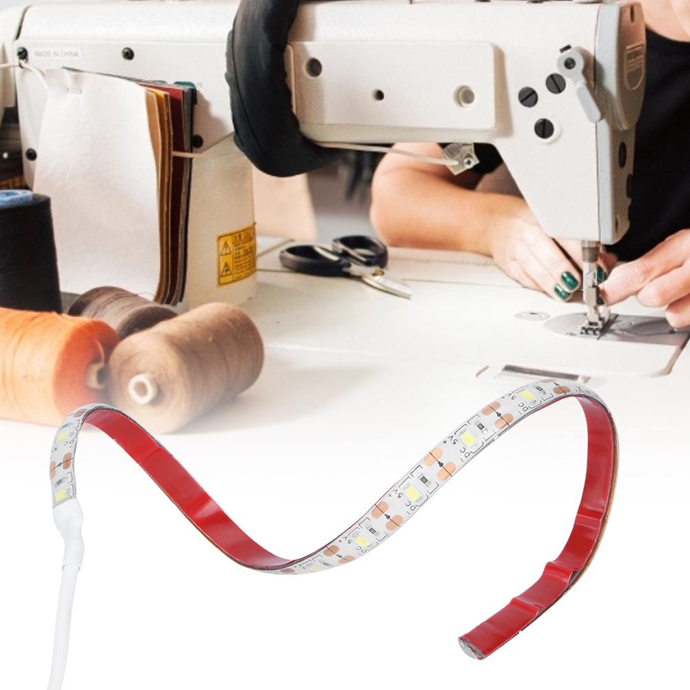 Flexible USB Sewing Machine 18LED Light Strip Light Kit Eye Protection Lamp for Crafts Workbench6500K