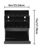 Double Layer Acrylic Whiteboard Marker Stand for 10 Pens And Eraser Classroom Conference Room Supplies
