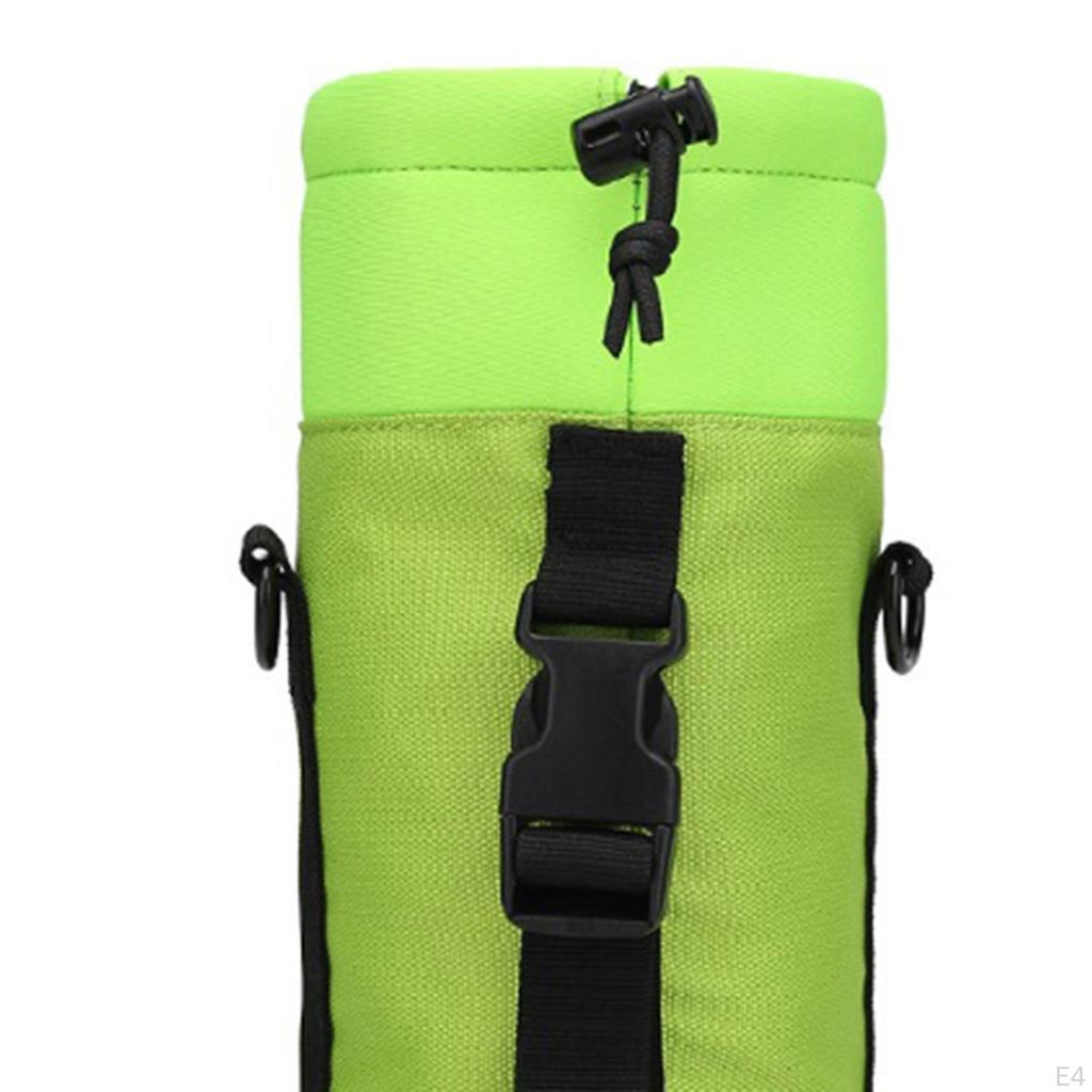 Water Bottle Carrier Bag Cup Cover Crossbody Outdoor Sleeve Holder Pouch
