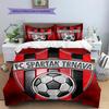 FC Spartak Trnava Pattern Bedding Home Decoration Birthday Gift (1 * duvet cover + 2 * pillowcase, without core)