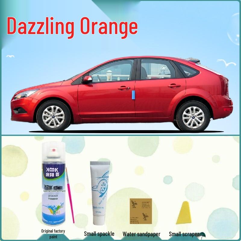 Подкрашивающий карандаш Ford Dazzling Orange - Краска-спрей для царапин на автомобиле