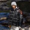 Li-Ning Outdoor Series Outdoor CF Waterproof Hooded Versatile Zipper Warm Comfortable Down Jacket Men jackets AYMV161-4