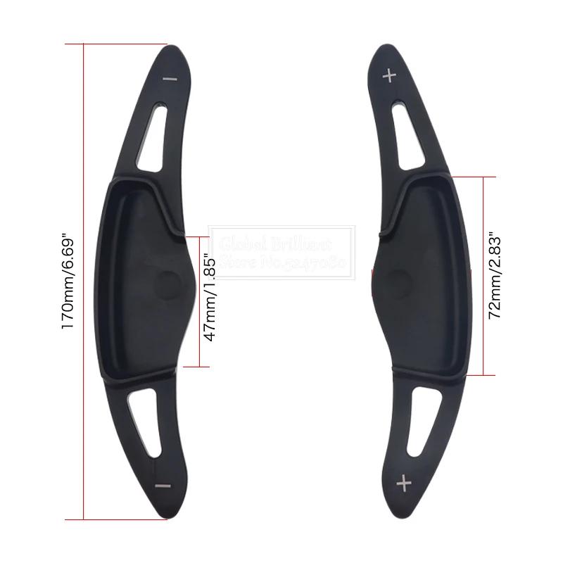 2Pcs Auto Lenkrad DSG Schaltwippe Aluminium Legierung Shift Verlängerung Für Hyundai ioniq Veloster Kona 2019-2020