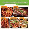 ZISIZ Rectangular Aluminum Foil Baking Roasting Pan