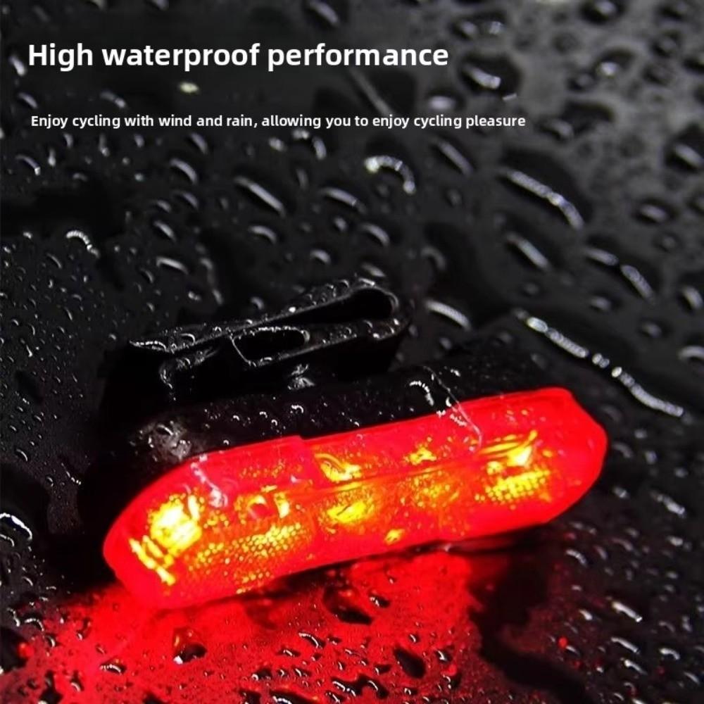 Waterproof Charging Flashing Lights Portable Bicycle Road Night Cycling Equipment  Road Riding