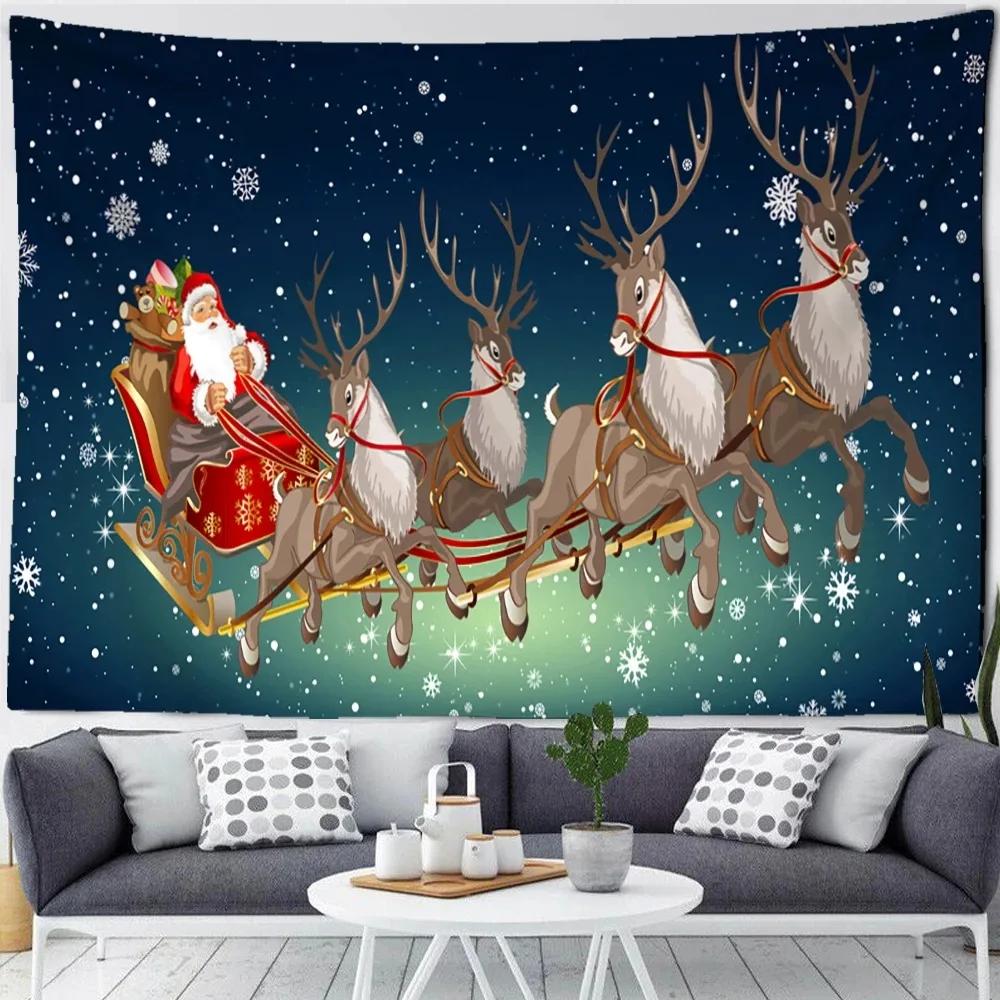 

Рождественский гобелен со звездным небом для спальни, гостиной, домашнего декора 100x75cm