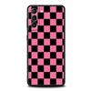 Custodia per telefono a quadri a scacchi per Samsung Galaxy S24 S23 Ultra S22 S21 S20 FE 5G S10 S10E S9 Plus S8 Cover morbida in silicone